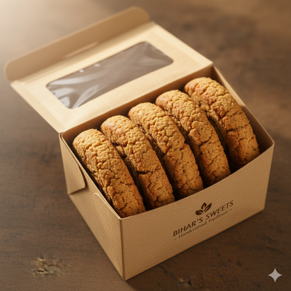 Authentic Bihari Thekua - Traditional Jaggery Sweet