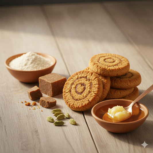 Authentic Bihari Thekua - Traditional Jaggery Sweet