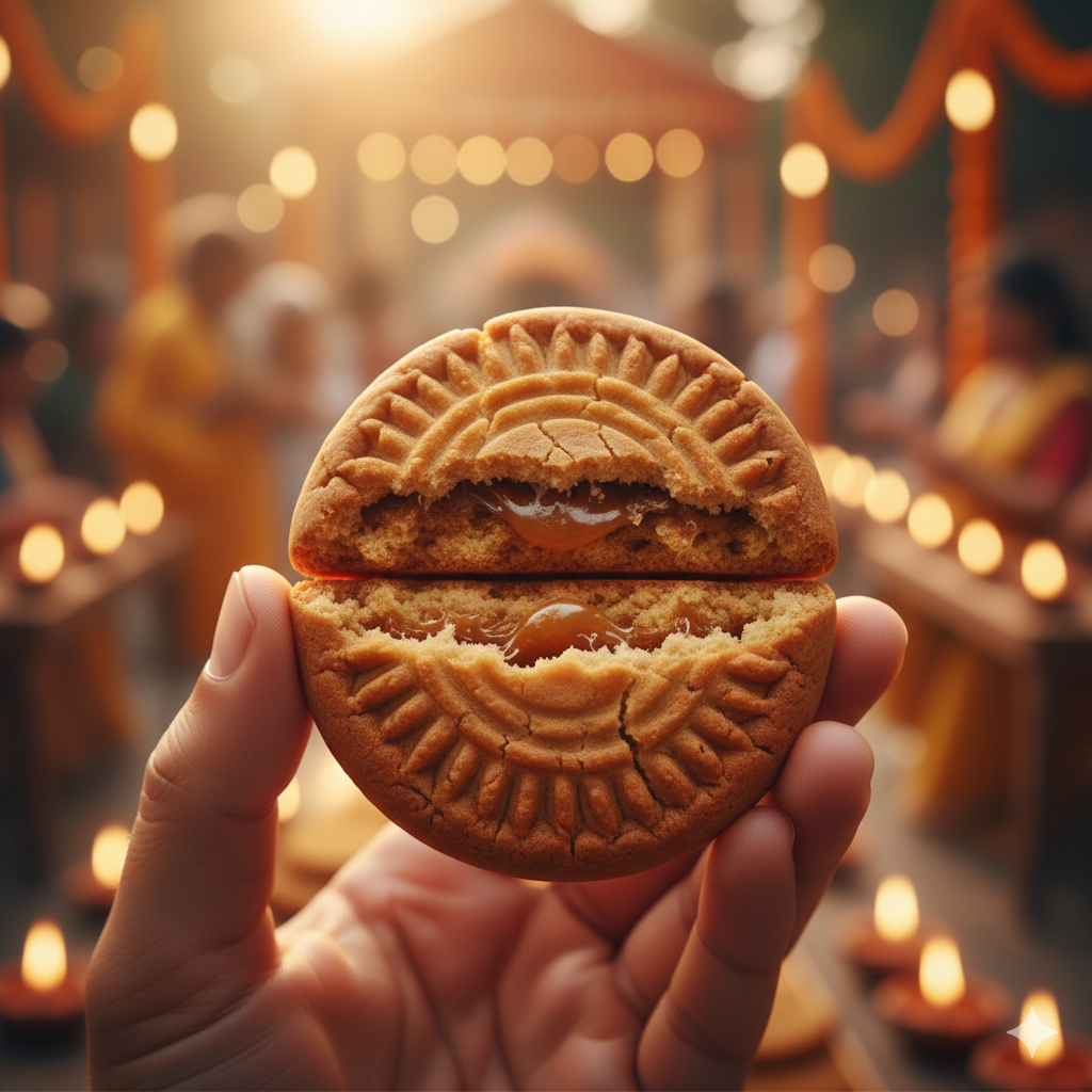 Authentic Bihari Thekua - Traditional Jaggery Sweet
