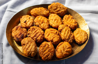 Authentic Bihari Thekua - Traditional Jaggery Sweet